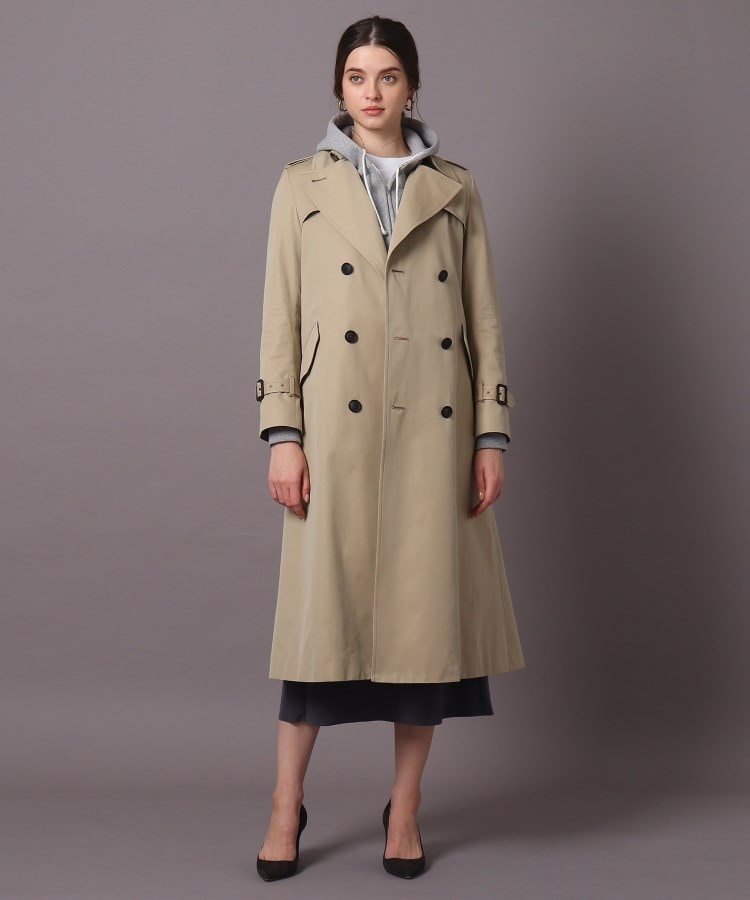 ◆【DRESSTERIOR定番】コットンシャンブレートレンチコート