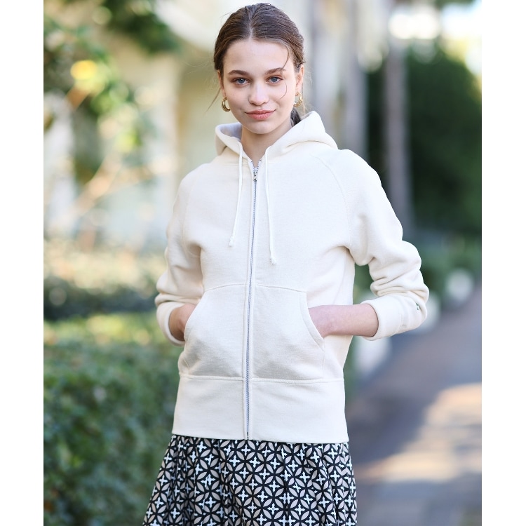 ドレステリア(レディース)(DRESSTERIOR(Ladies))のデキシー吊裏毛ジップアップパーカ パーカー