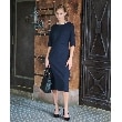 ドレステリア(レディース)(DRESSTERIOR(Ladies))の【セットアップ可】バイカラーワンピース39