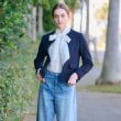 ドレステリア(レディース)(DRESSTERIOR(Ladies))の【セレモニー】ミニマルオケージョンツイードジャケット6