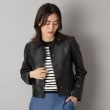 ドレステリア(レディース)(DRESSTERIOR(Ladies))のラムレザーミニマルジャケット2