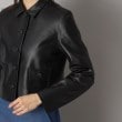ドレステリア(レディース)(DRESSTERIOR(Ladies))のラムレザーミニマルジャケット10