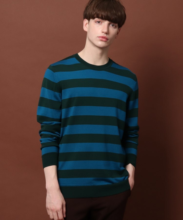 ボーダークルーネックニット ニット Dressterior Men ドレステリア ワールド オンラインストア World Online Store ボーダークルーネックニット ニット Dressterior Men ドレステリア ワールド オンラインストア World Online Store