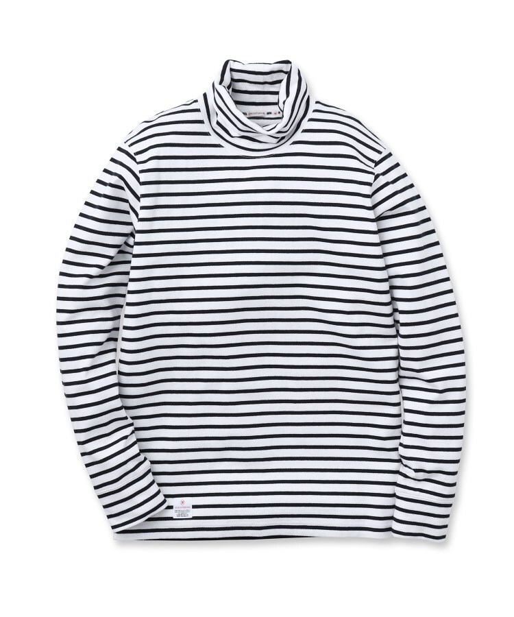 ボーダーオフタートルネック カットソー Dressterior Men ドレステリア ワールド オンラインストア World Online Store ボーダーオフタートルネック カットソー Dressterior Men ドレステリア ワールド オンラインストア World Online Store