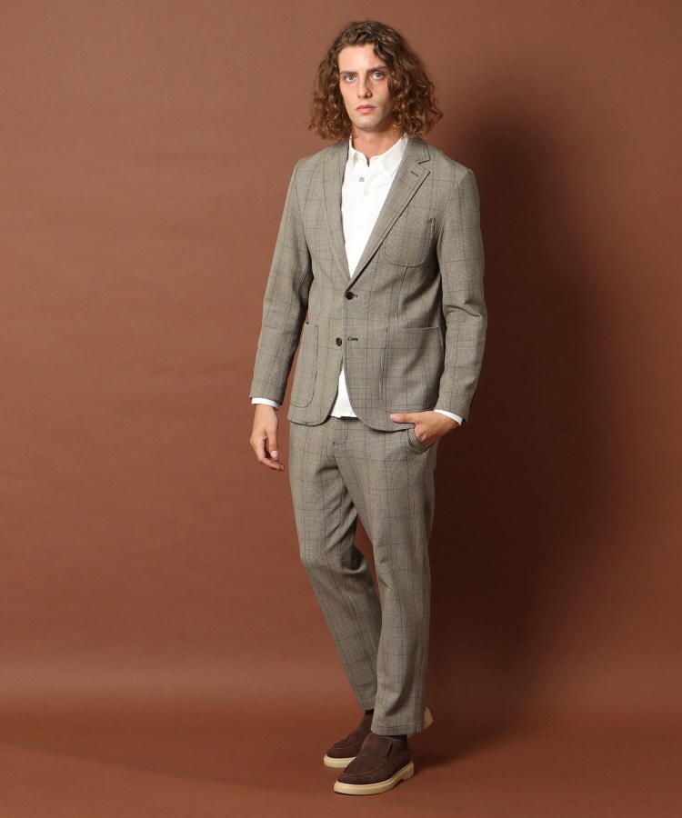 グレンチェックジャケット テーラードジャケット Dressterior Men ドレステリア ワールド オンラインストア World Online Store