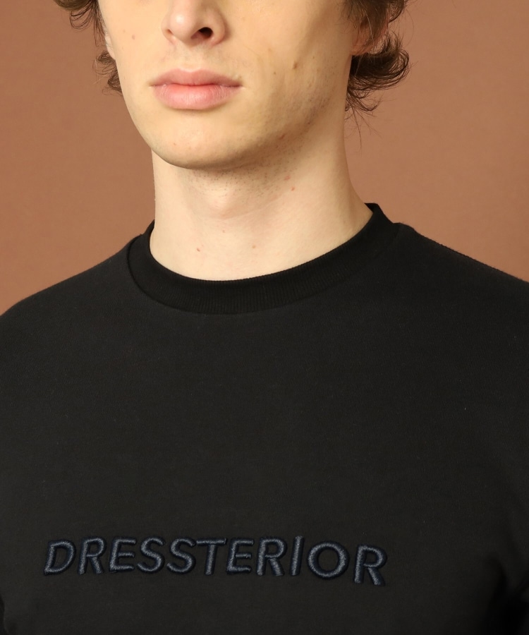 ドレステリア(メンズ)(DRESSTERIOR(Men))の3Dロゴ刺繍 ロングスリーブスウェットT14