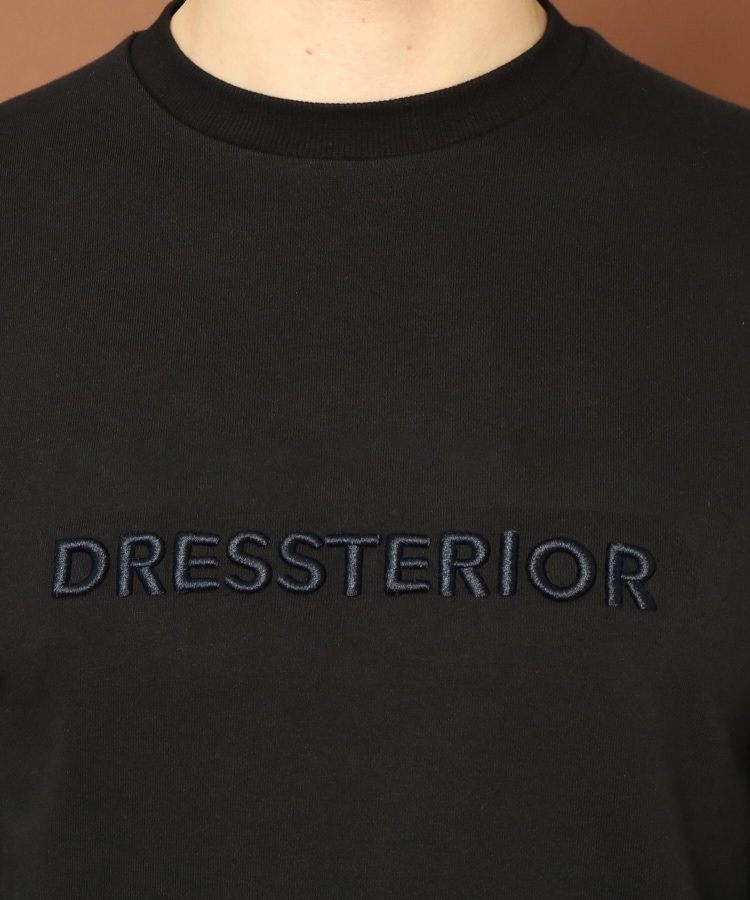 ドレステリア(メンズ)(DRESSTERIOR(Men))の3Dロゴ刺繍 ロングスリーブスウェットT16