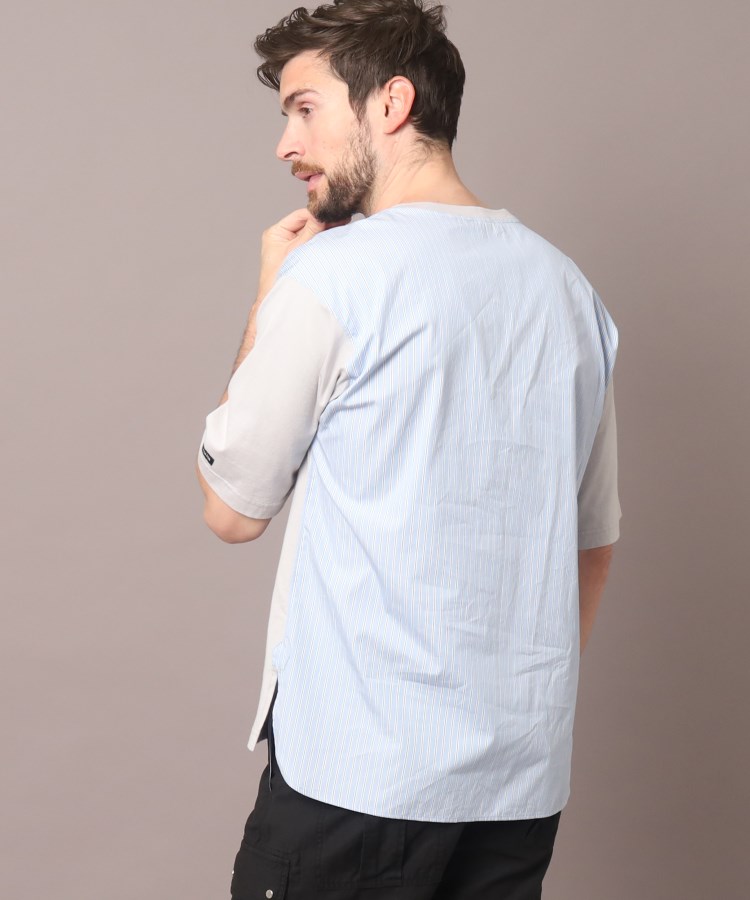 ドレステリア(メンズ)(DRESSTERIOR(Men))のバックストライプ コンビTシャツ16