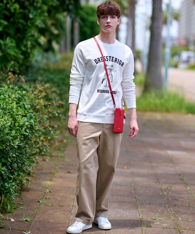 ドレステリア(メンズ)(DRESSTERIOR(Men))のフロッグラグランフライスロングTシャツ1