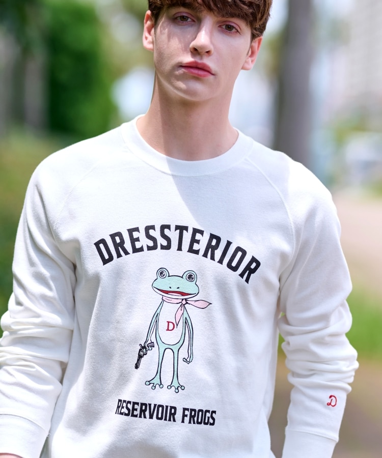 ドレステリア(メンズ)(DRESSTERIOR(Men))のフロッグラグランフライスロングTシャツ3