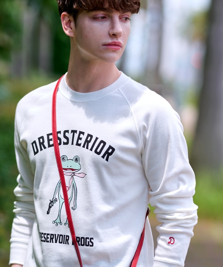 ドレステリア(メンズ)(DRESSTERIOR(Men))のフロッグラグランフライスロングTシャツ7