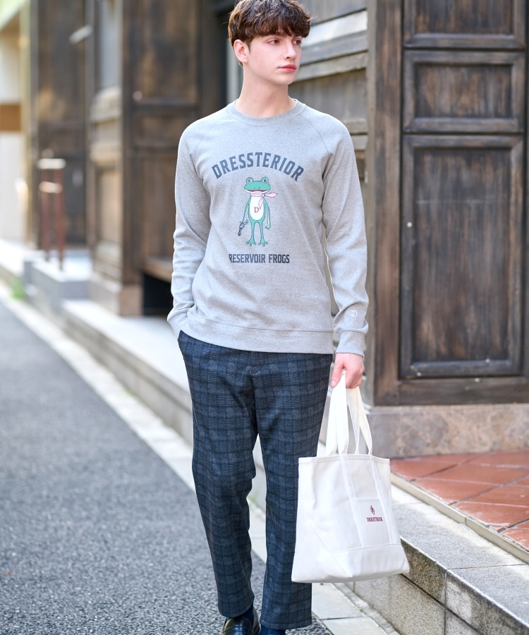 ドレステリア(メンズ)(DRESSTERIOR(Men))のフロッグラグランフライスロングTシャツ10