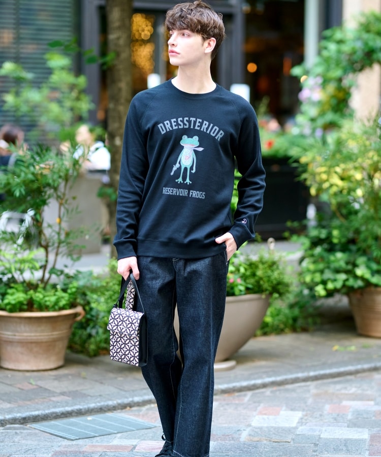 ドレステリア(メンズ)(DRESSTERIOR(Men))のフロッグラグランフライスロングTシャツ19