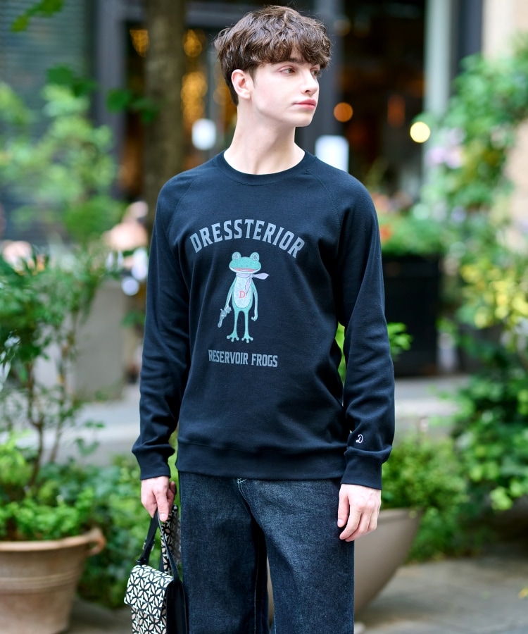 ドレステリア(メンズ)(DRESSTERIOR(Men))のフロッグラグランフライスロングTシャツ23