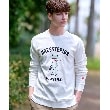 ドレステリア(メンズ)(DRESSTERIOR(Men))のフロッグラグランフライスロングTシャツ ホワイト(001)