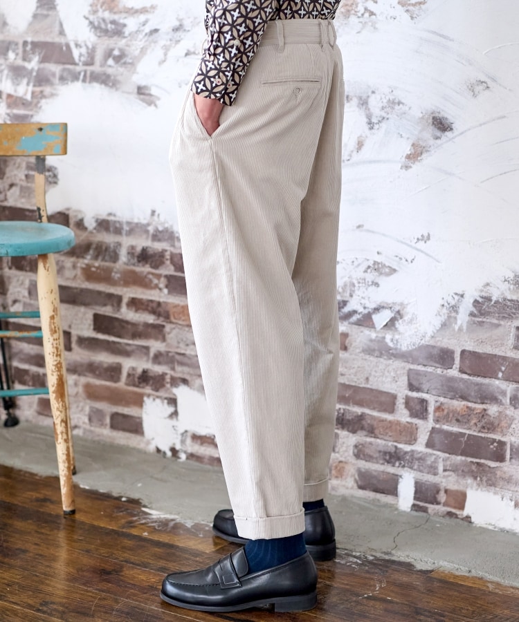 コーデュロイテーパードパンツ(6~9分丈パンツ) | DRESSTERIOR コーデュロイテーパードパンツ(6~9分丈パンツ) | DRESSTERIOR