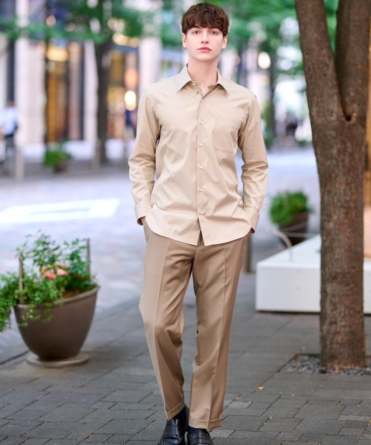 ドレステリア(メンズ)(DRESSTERIOR(Men))のレギュラーカラードレスシャツ1