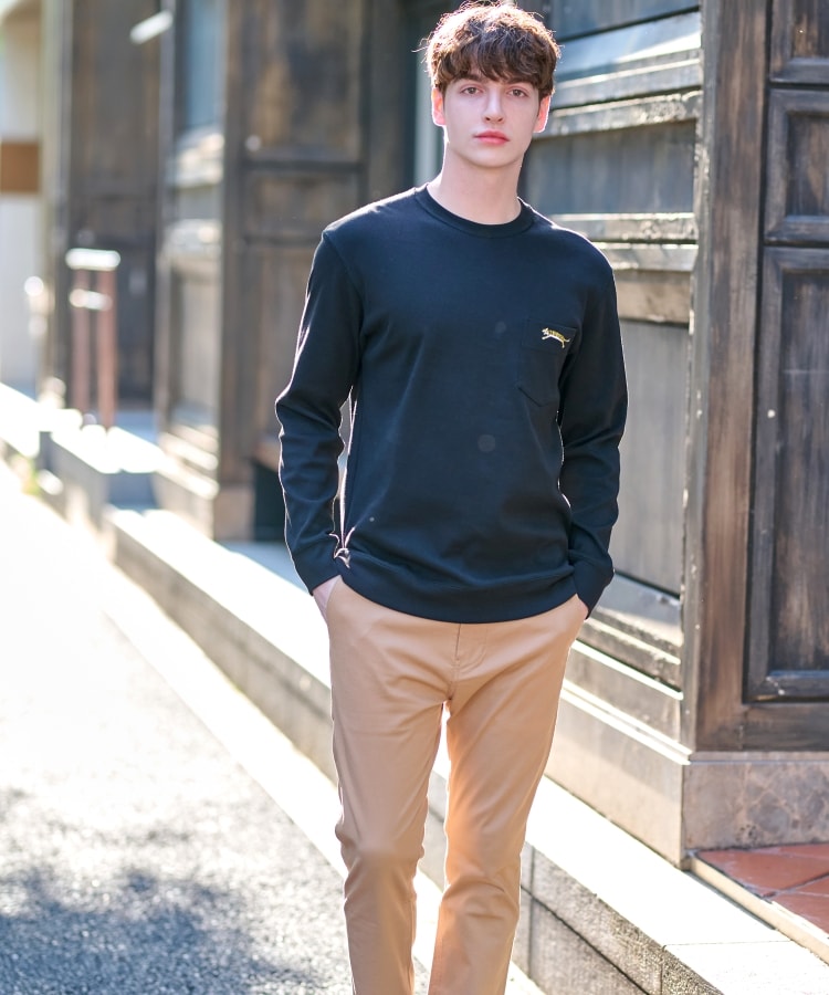 ドレステリア(メンズ)(DRESSTERIOR(Men))のハイカウント フライスロングTシャツ11