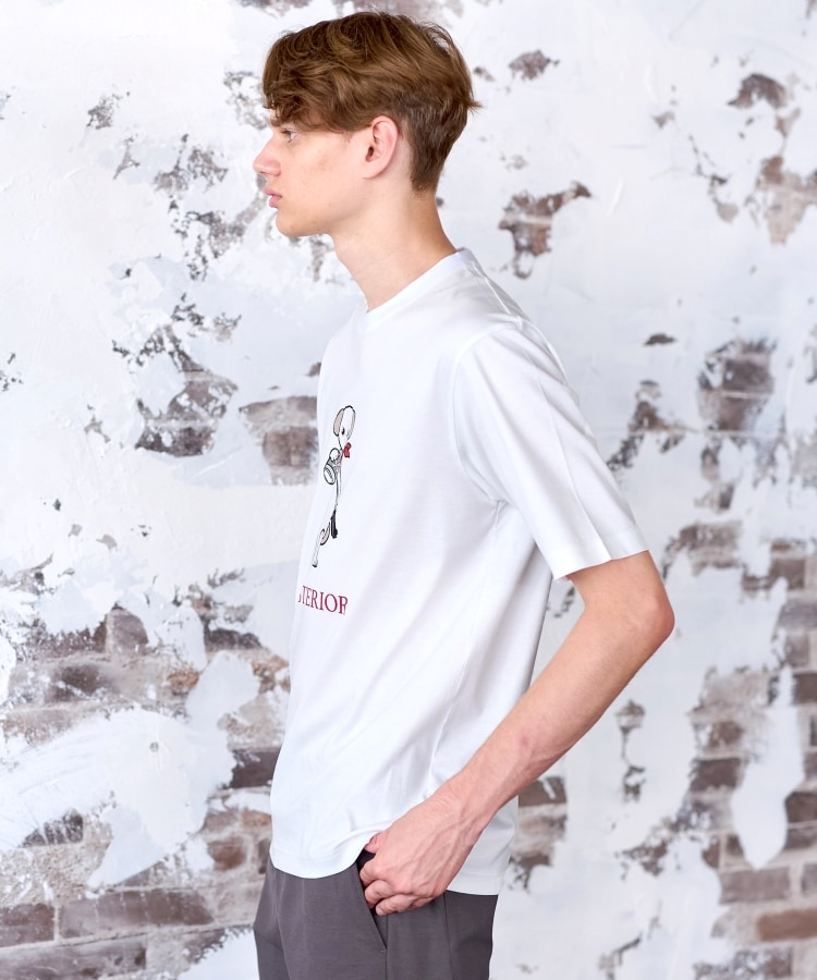 ドレステリア(メンズ)(DRESSTERIOR(Men))の【接触冷感／抗菌防臭／消臭】ICE CLEAR COTTON DRINKER DOG Tシャツ14
