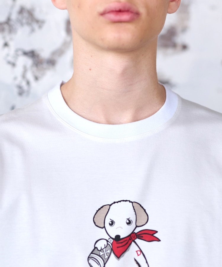 ドレステリア(メンズ)(DRESSTERIOR(Men))の【接触冷感／抗菌防臭／消臭】ICE CLEAR COTTON DRINKER DOG Tシャツ16