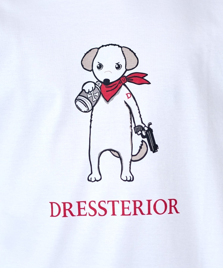 ドレステリア(メンズ)(DRESSTERIOR(Men))の【接触冷感／抗菌防臭／消臭】ICE CLEAR COTTON DRINKER DOG Tシャツ18