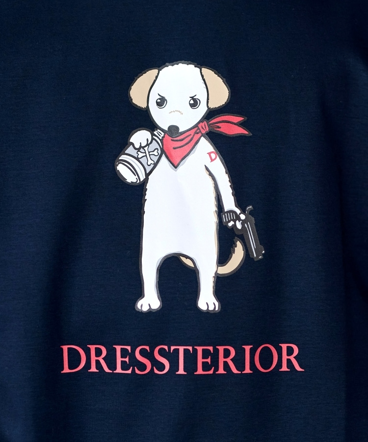 ドレステリア(メンズ)(DRESSTERIOR(Men))の【接触冷感／抗菌防臭／消臭】ICE CLEAR COTTON DRINKER DOG Tシャツ29