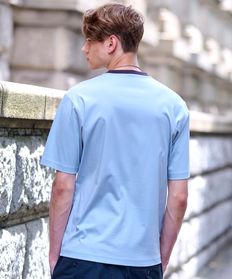 ドレステリア(メンズ)(DRESSTERIOR(Men))の【接触冷感／抗菌防臭／消臭】ICE CLEAR COTTON DRINKER DOG Tシャツ36