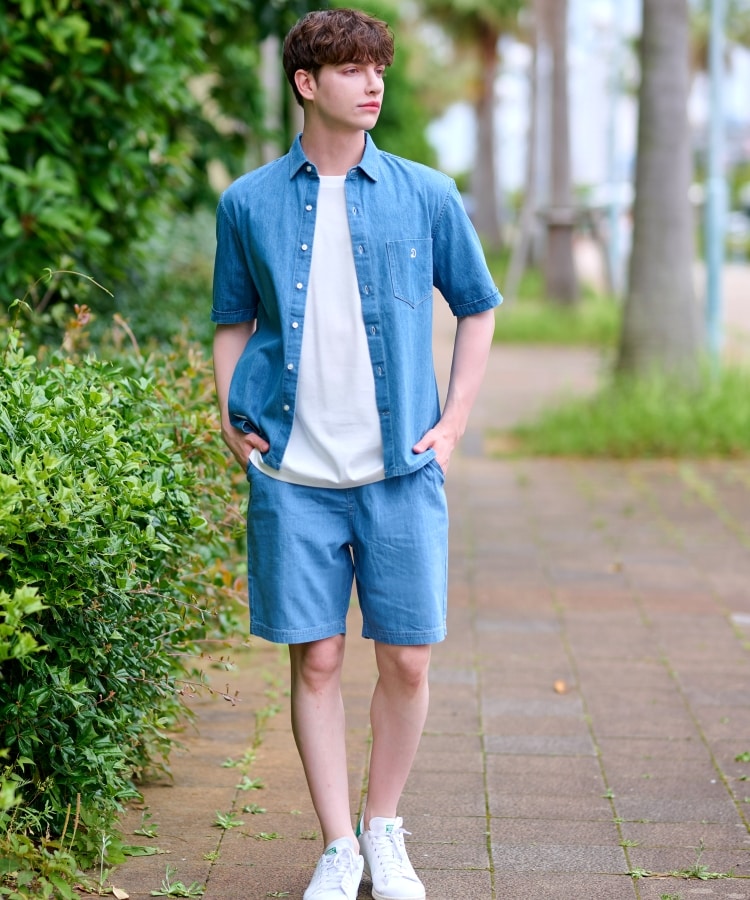 デニムショートパンツ(ショートパンツ) | DRESSTERIOR(Men デニムショートパンツ(ショートパンツ) | DRESSTERIOR(Men
