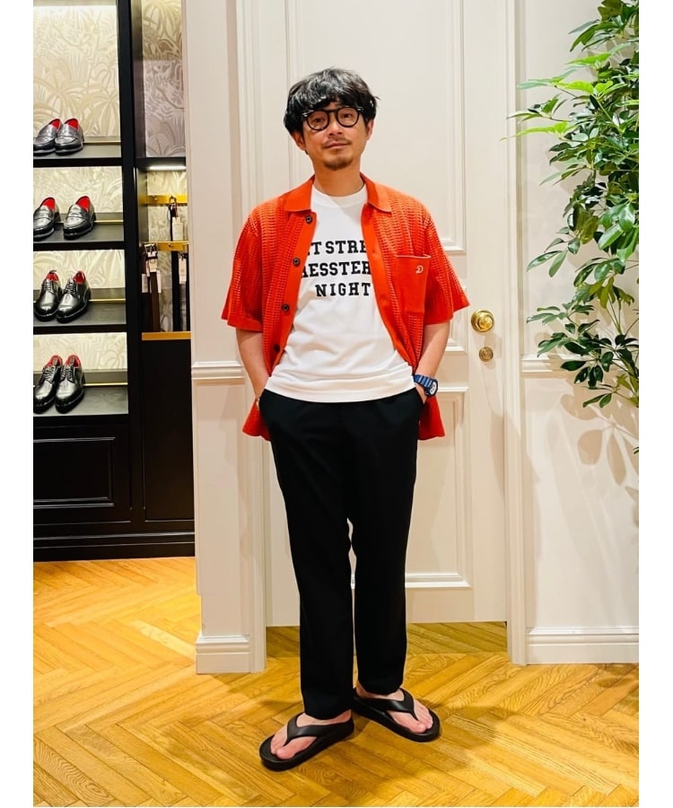 Safari5月号掲載】オーガニックコットン キューバニットシャツ Safari5月号掲載】オーガニックコットン キューバニットシャツ
