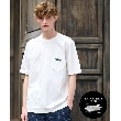 ドレステリア(メンズ)(DRESSTERIOR(Men))の【接触冷感/UVカット機能】BACK BREEZE TECH タイガー刺繍ポケットTシャツ ホワイト(001)
