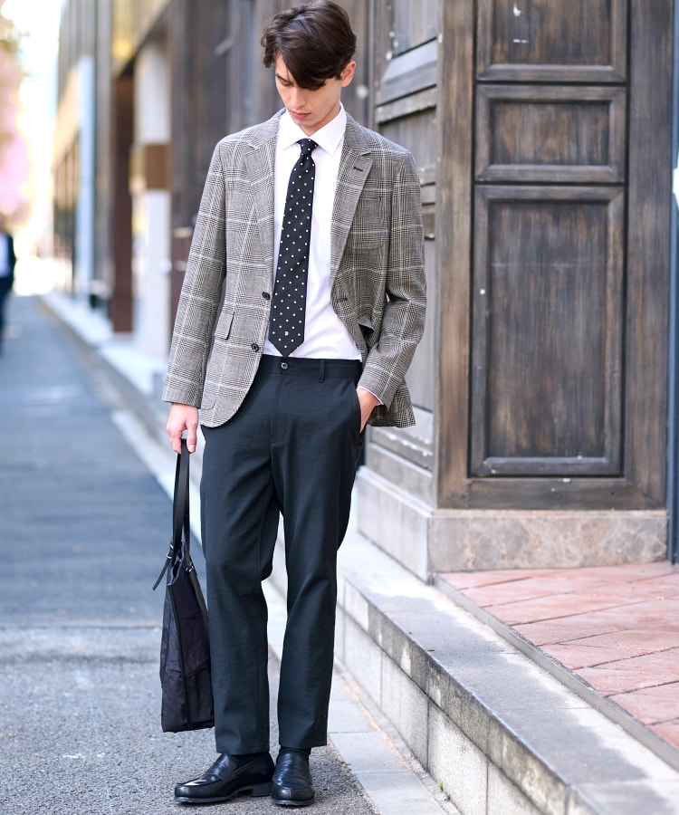 ドレステリア(メンズ)(DRESSTERIOR(Men))のウールコットン グレンチェックジャケット3