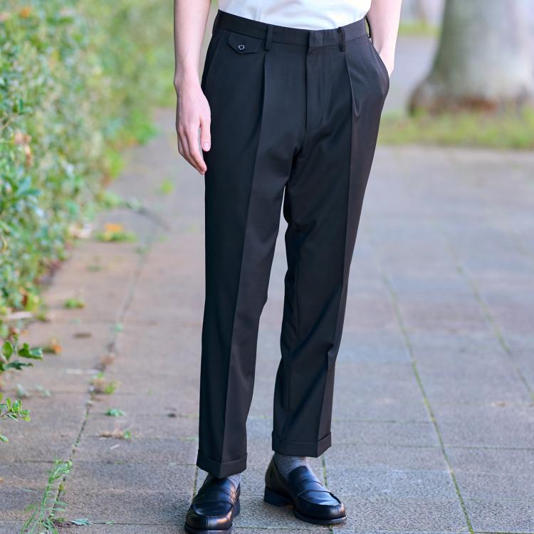 ドレステリア(メンズ)(DRESSTERIOR(Men))の【セットアップ可／Monomax4月号掲載】クールタッチ クイックドライ SET UP パンツ 6～9分丈パンツ