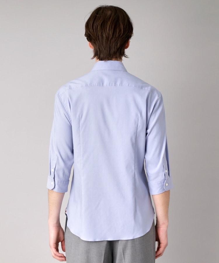 ドレステリア(メンズ)(DRESSTERIOR(Men))のリネン混スリークオーターシャツ36