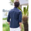 ドレステリア(メンズ)(DRESSTERIOR(Men))のリネン混スリークオーターシャツ15