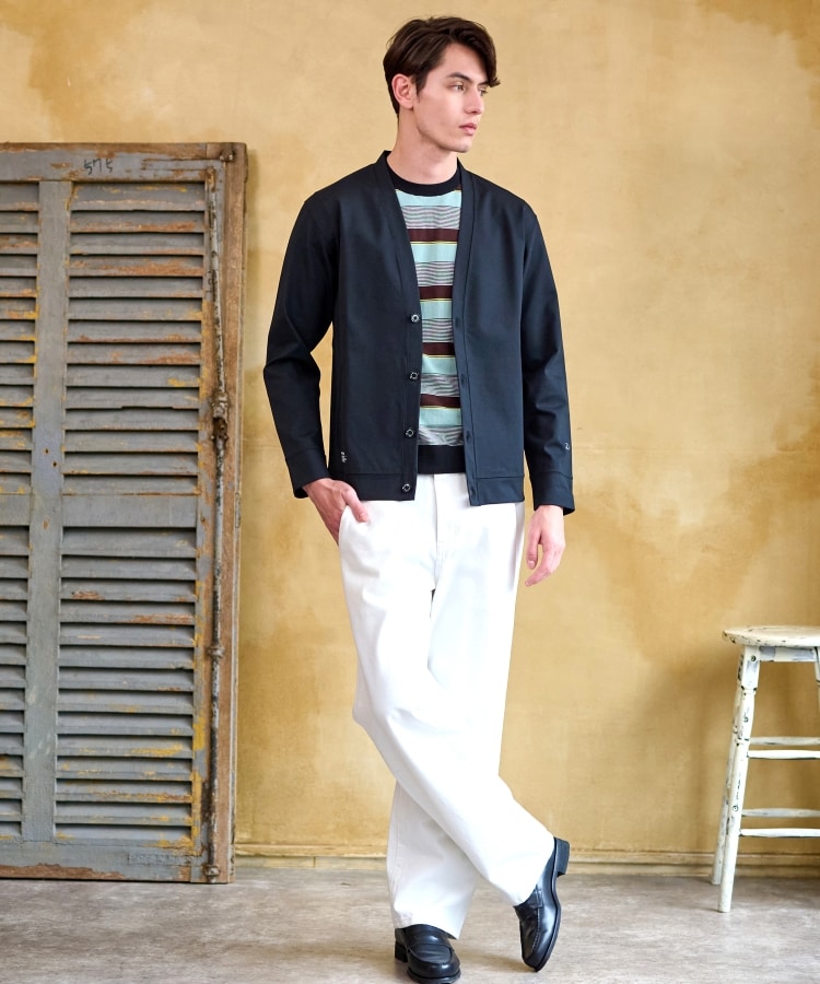 ドレステリア(メンズ)(DRESSTERIOR(Men))の【セットアップ可】ドライタッチ ハイカウントカーディガン20
