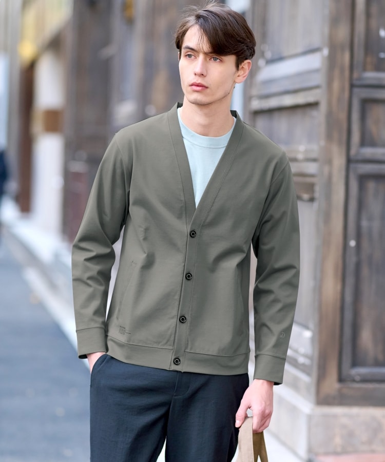 ドレステリア(メンズ)(DRESSTERIOR(Men))の【セットアップ可】ドライタッチ ハイカウントカーディガン3