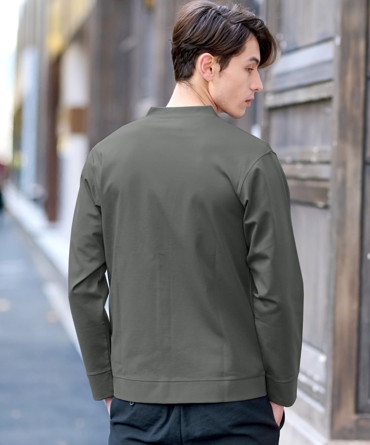 ドレステリア(メンズ)(DRESSTERIOR(Men))の【セットアップ可】ドライタッチ ハイカウントカーディガン4