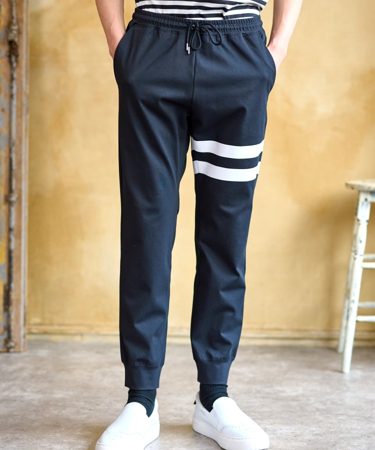 ドレステリア(メンズ)(DRESSTERIOR(Men))の【セットアップ可】ドライタッチ ハイカウントジョガーパンツ14