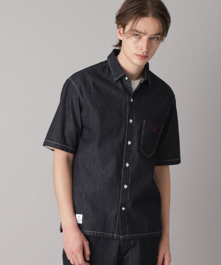 ドレステリア(メンズ)(DRESSTERIOR(Men))の【セットアップ可】ライトデニム ハーフスリーブシャツ14