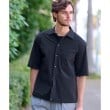 ドレステリア(メンズ)(DRESSTERIOR(Men))の【セットアップ可】ライトクロス 2WAYストレッチシャツ ブラック(019)