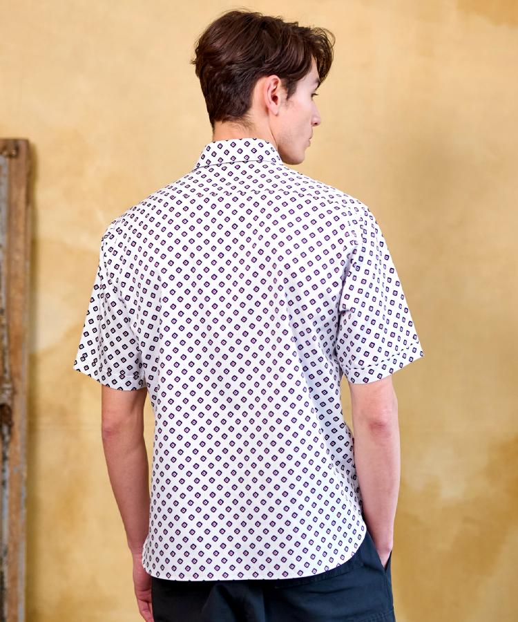 ドレステリア(メンズ)(DRESSTERIOR(Men))のポートベロープリント ショートスリーブシャツ15