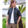 ドレステリア(メンズ)(DRESSTERIOR(Men))のポートベロープリント ショートスリーブシャツ3