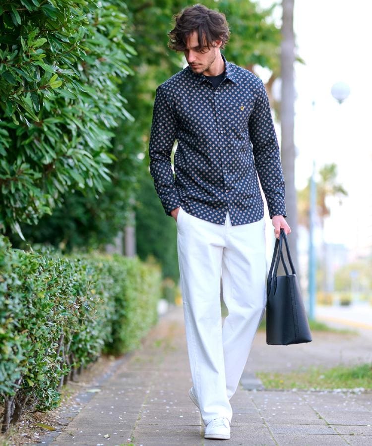 ドレステリア(メンズ)(DRESSTERIOR(Men))のポートベロープリントシャツ3