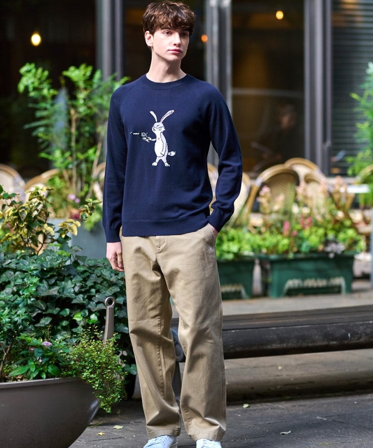 ドレステリア DRESSTERIOR サステナブルタートルニット （レッド