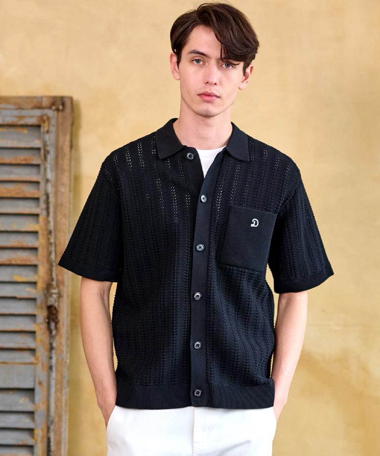ドレステリア(メンズ)(DRESSTERIOR(Men))の【Safari5月号掲載】オーガニックコットン キューバニットシャツ29
