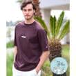 ドレステリア(メンズ)(DRESSTERIOR(Men))の【接触冷感／抗菌防臭／消臭】ICE CLEAR COTTON NINEストリートTシャツ ブラウン(044)