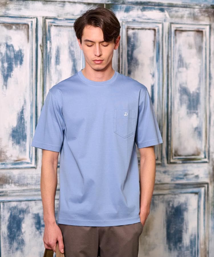 ドレステリア(メンズ)(DRESSTERIOR(Men))の【接触冷感/抗菌防臭/消臭】ICE CLEAR COTTON ポケットTシャツ10