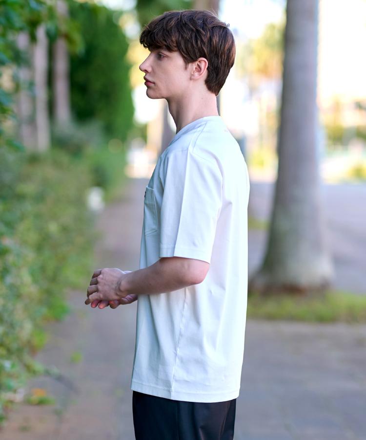 ドレステリア(メンズ)(DRESSTERIOR(Men))の【接触冷感/抗菌防臭/消臭】ICE CLEAR COTTON ポケットTシャツ18