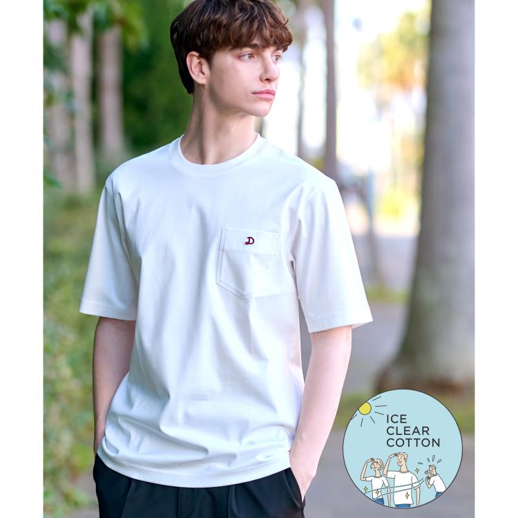 ドレステリア(メンズ)(DRESSTERIOR(Men))の【接触冷感/抗菌防臭/消臭】ICE CLEAR COTTON ポケットTシャツ Ｔシャツ