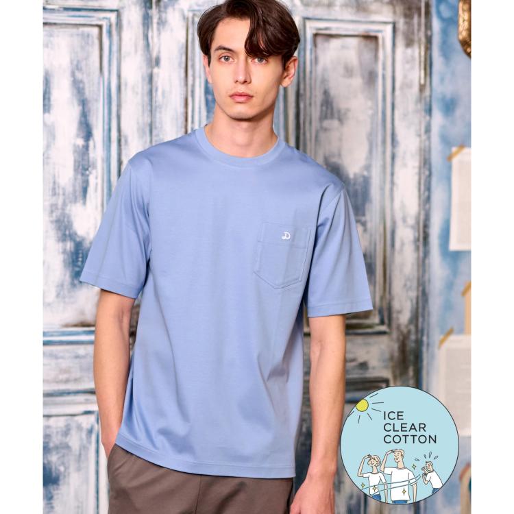 ドレステリア(メンズ)(DRESSTERIOR(Men))の【接触冷感/抗菌防臭/消臭】ICE CLEAR COTTON ポケットTシャツ Ｔシャツ